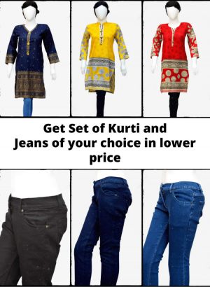 Kurti and Jeans Package