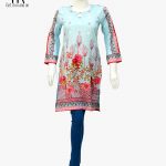 Leaf Printed Stylish Kurti