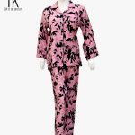 Pink Flower Elegant Nightsuit for Stylish Ladies