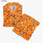 YELLOW FLORAL SLEEPWEAR FOR STYLISH GIRLS